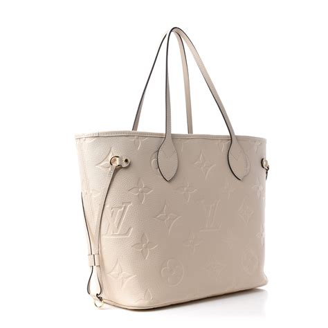 lv neverfull cream